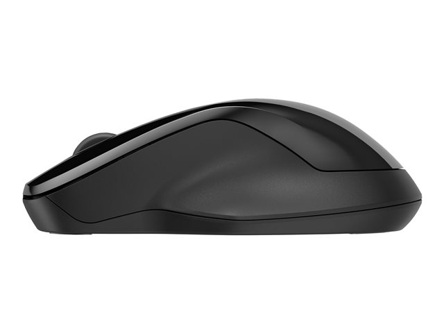 HP 250 - Mouse - optical - 3 buttons - wireless - 2.4 GHz, Bluetooth 5.0 - black