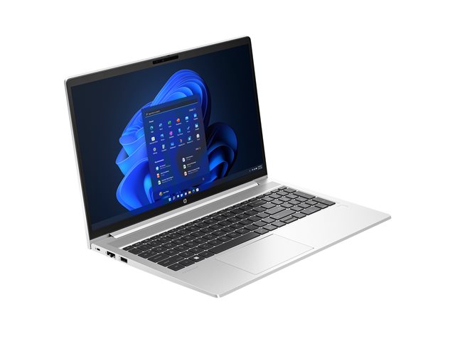 HP ProBook 455 G10 Notebook - 177-degree hinge design - AMD Ryzen 5 - 7530U / up to 4.5 GHz - Win 11 Pro - Radeon Graphics - 16 GB RAM - 512 GB SSD NVMe - 15.6\" IPS 1920 x 1080 (Full HD) - Gigabit Ethernet - Wi-Fi 6E, Bluetooth - pike silver aluminium - kbd: Belgium - with HP Wolf Pro Security Edition (1 year)