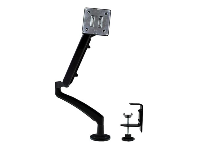 StarTech.com Desk Clamp Monitor Mount - Adjustable - Supports Monitors 12\" to 34\" - Full Motion Slim VESA Mount Monitor Arm - Desk & Grommet Clamp -Black (ARMSLIM) - Mounting kit - adjustable arm - for LCD display - plastic, steel - black - screen size: 12\"-34\" - desk-mountable - for P/N: ARMSTS, ARMSTSLG, STSCART