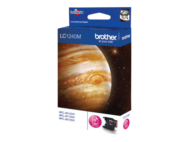 Brother LC1240M - Magenta - original - ink cartridge - for Brother DCP-J525, J725, J925, MFC-J430, J5910, J625, J6510, J6710, J6910, J825