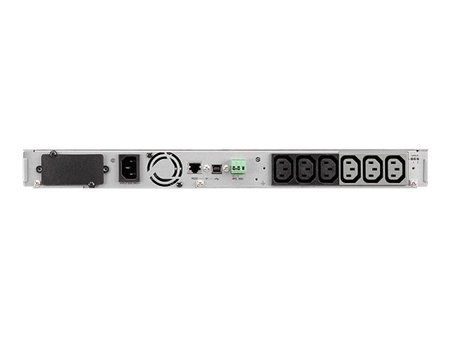 Eaton 5P 1550iR - Gen 2 - UPS (rack-mountable) - AC 200/208/220/230/240 V - 1350 Watt - 1550 VA - 1-phase - 9 Ah - RS-232, USB - output connectors: 6 - 1U - 19\" - black/silver - with Network Card-MS
