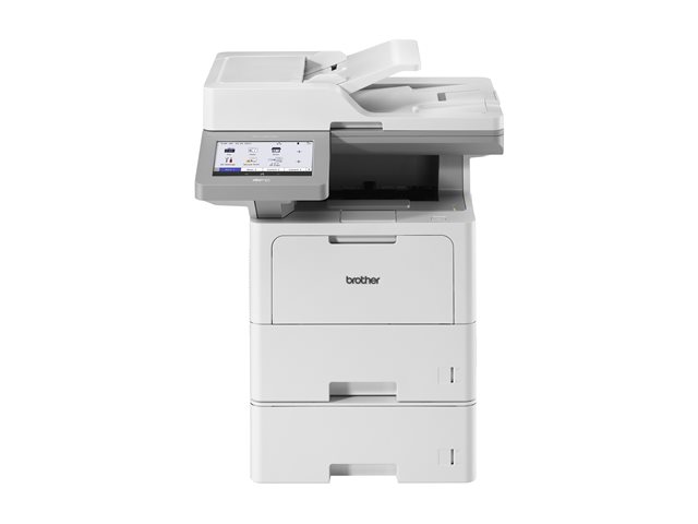 Brother MFC-L6910DNT - Multifunction printer - B/W - laser - A4 (media) - up to 50 ppm (copying) - up to 50 ppm (printing) - 1140 sheets - 33.6 Kbps - USB 2.0, USB 2.0 host, NFC, Gigabit LAN