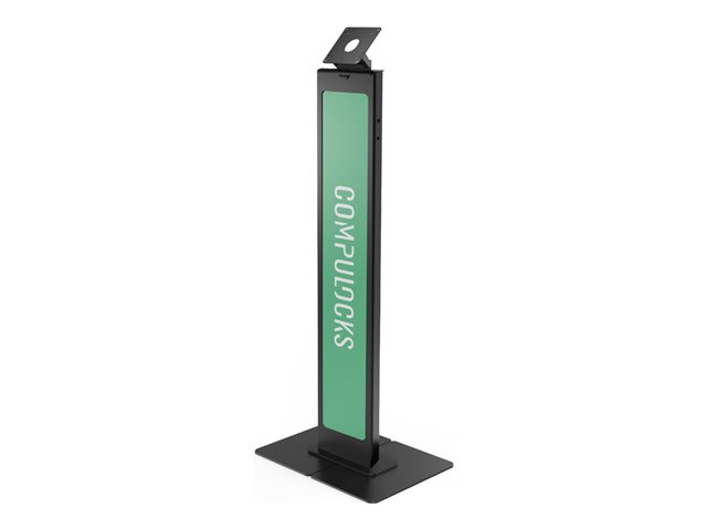 Compulocks BrandMe - Stand - for LCD display - brandable, with large base plate - black - screen size: up to 32\" - floor-standing