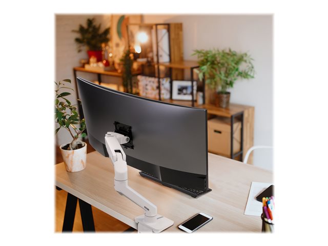Ergotron HX - Mounting kit (monitor arm) - for Monitor - white - screen size: up to 49\" - desktop