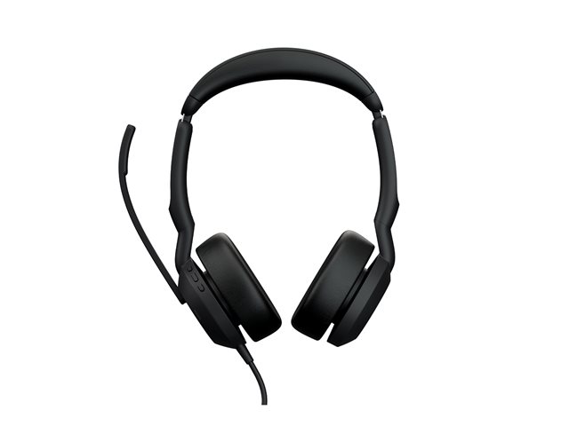 Jabra Evolve2 50 MS Stereo - Headset - on-ear - wired - active noise cancelling - USB-C, USB-A - Certified for Microsoft Teams