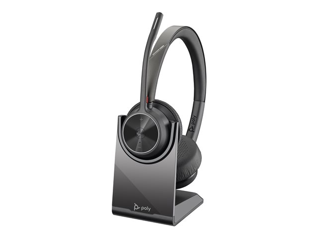 Poly Voyager 4320 Microsoft Teams Certified USB-A Headset +BT700 dongle - Replaces Poly SKU 218475-02
