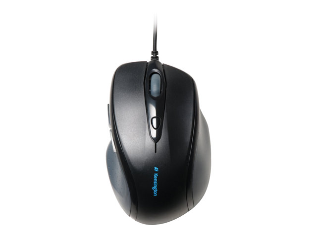 Kensington Pro Fit Full-Size - Mouse - right-handed - optical - 5 buttons - wired - USB - black
