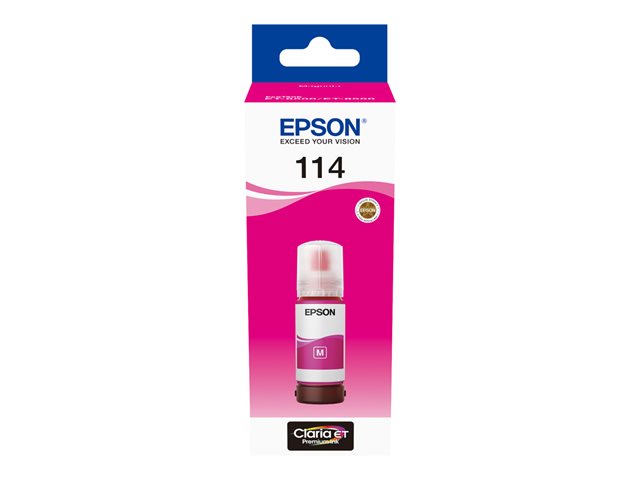 Epson 114 - 70 ml - magenta - original - ink refill - for EcoTank ET-8500, ET-8550