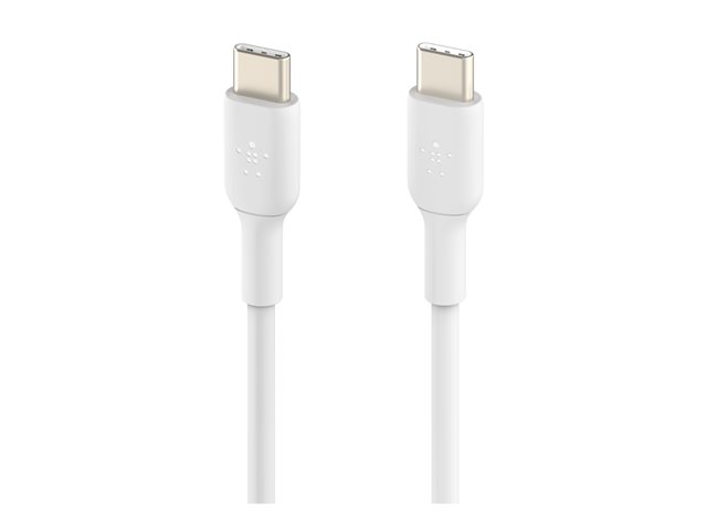 Belkin BoostCharge - USB cable - 24 pin USB-C (M) to 24 pin USB-C (M) - 1 m - white