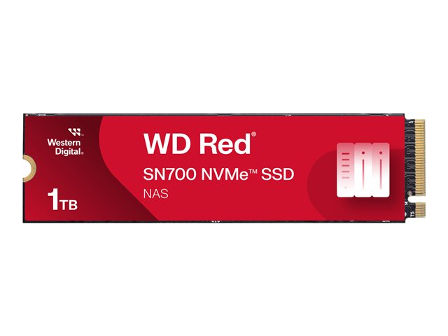 WD Red SN700 - SSD - 1 TB - internal - M.2 2280 - PCIe (NVMe)