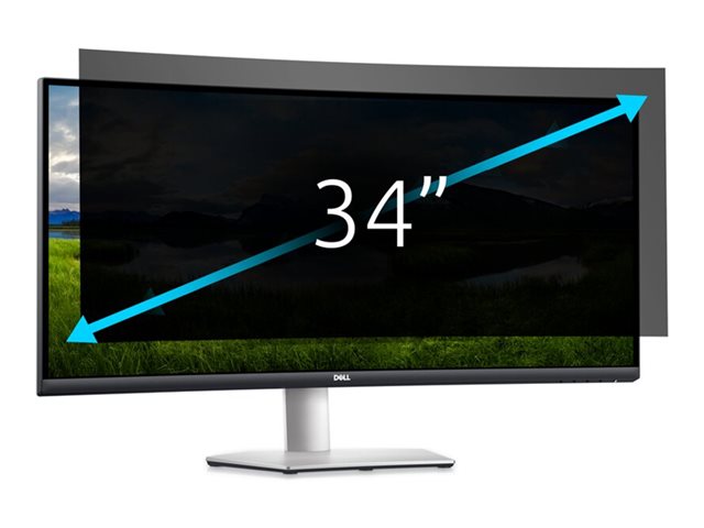 Privacy Screen Filter for 34 inch Monitor 21:9 DellC3422WE - 2-Way Removable