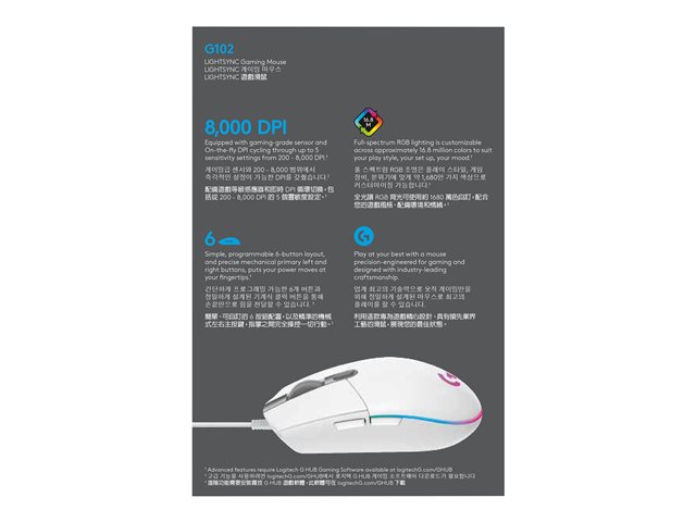 G203 Lightsync Gaming Mouse