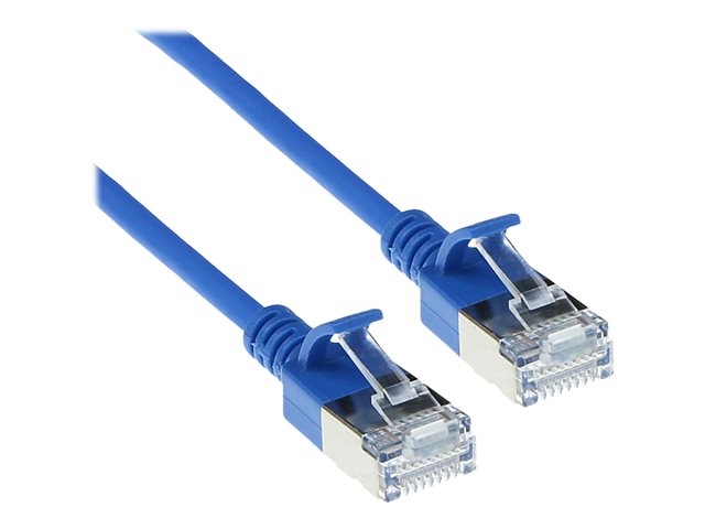 CAT6A U/FTP SLIMLINE BU 1.50M. 1 stk