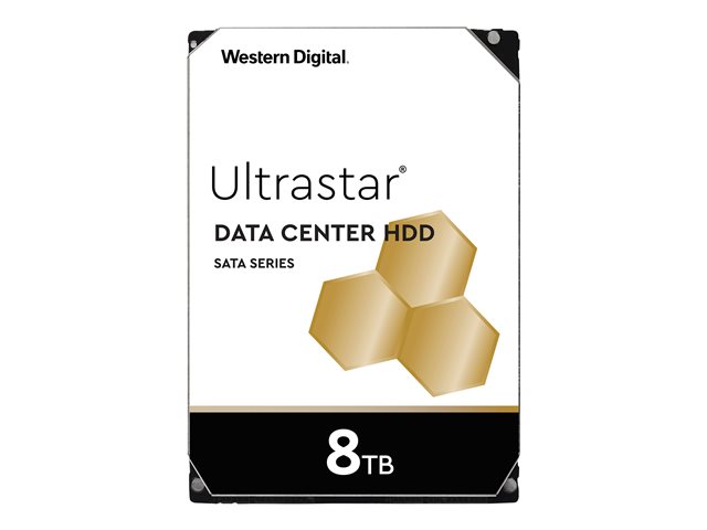 WD Ultrastar DC HC320 HUS728T8TALE6L4 - Hard drive - 8 TB - internal - 3.5\" - SATA 6Gb/s - 7200 rpm - buffer: 256 MB