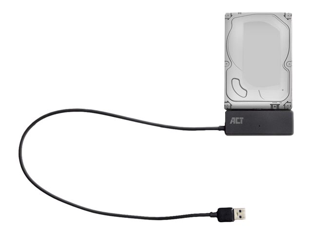 Interface-adapter - 2.5\", 3.5\" - SATA - USB 3.2 (Gen 1) - zwart