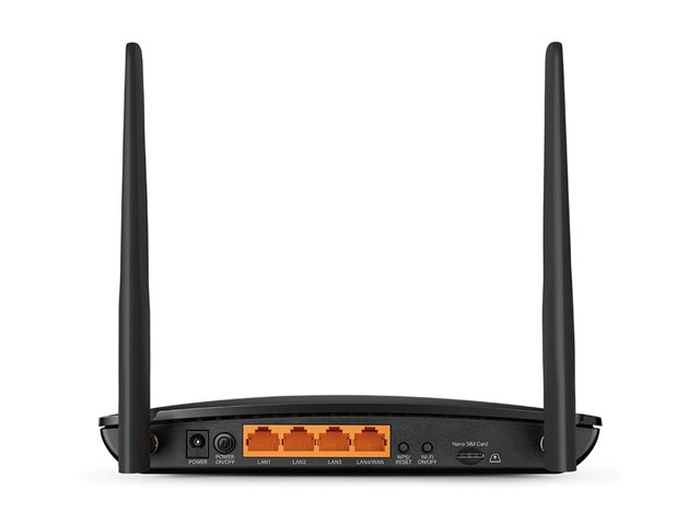 TP-Link Archer MR500 V1 - Wireless router - WWAN 4-port switch - 1GbE - Wi-Fi 5 - Dual Band - 3G, 4G