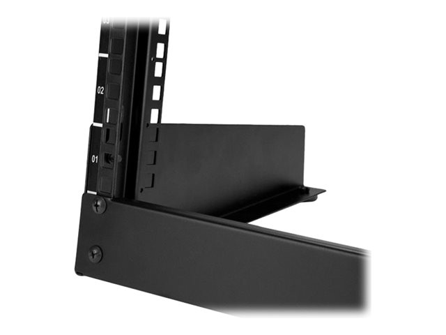 StarTech.com 8U Open Frame Network Rack - 19\" 2 Post Free Standing Desktop Rack for Computer, AV, Media, IT, Data & Server Room Equipment (RK8OD) - Rack open frame - 2-post - 8U
