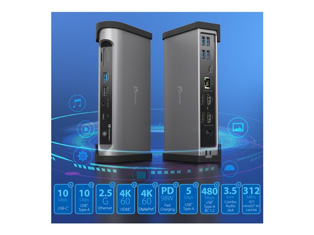 THUNDERBOLT 4 QUAD DISPLAY DOCKING STATI