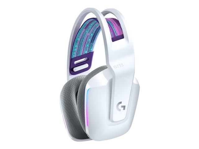 Logitech G G733 LIGHTSPEED Wireless RGB Gaming Headset - Headset - full size - 2.4 GHz - wireless - white