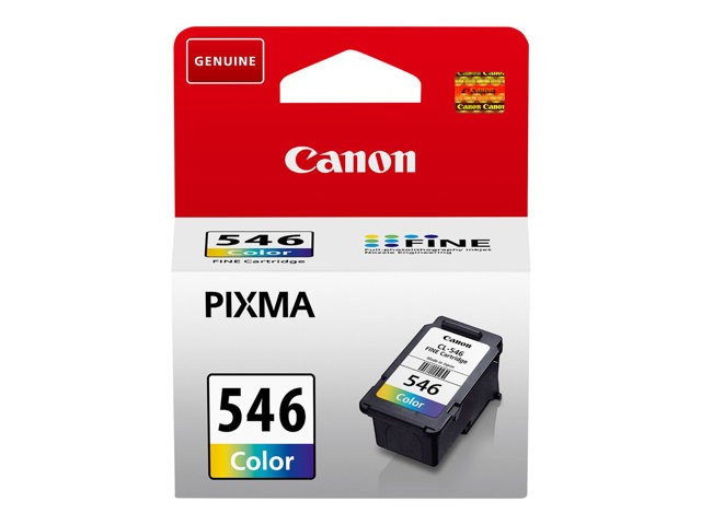 Canon CL-546 - 8 ml - colour (cyan, magenta, yellow) - original - ink cartridge - for PIXMA TR4551, TR4650, TR4651, TS3350, TS3351, TS3352, TS3355, TS3450, TS3451, TS3452