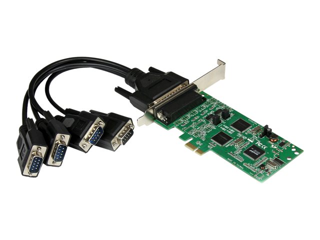 StarTech.com 4 Port PCI Express PCIe Serial Combo Card - Serial adapter - PCIe - RS-232, RS-422, RS-485 - 4 ports - for P/N: BNDTB10GI, BNDTB210GSFP, BNDTB310GNDP, BNDTB410GSFP, BNDTB4M2E1, BNDTBUSB3142