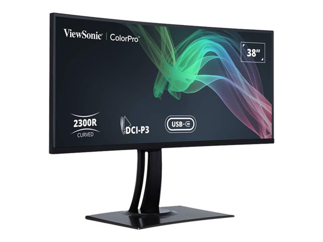 38in 3840 x 1600 21:9 SuperClear IPS Curve monitor 3 sides frameless hardware calibration DCI-P3 100 sRGBHDR 10 2 HDMI DisplayPort USB type C USB ports Ethernet speakers height adjustable