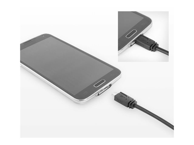 USB Type-C female to USB micro B 2.0 male adapter 0.2m