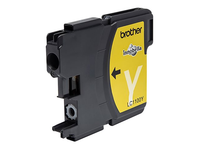 Brother LC1100Y - Yellow - original - ink cartridge - for Brother DCP-185, 385, 395, 585, J715, MFC-490, 5490, 5890, 5895, 6890, 790, 795, 990, J615
