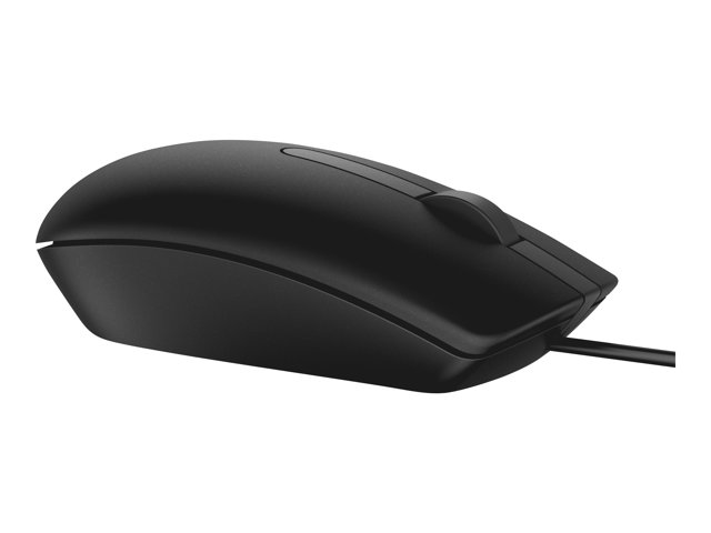 Dell MS116 - Mouse - optical - 2 buttons - wired - USB - black