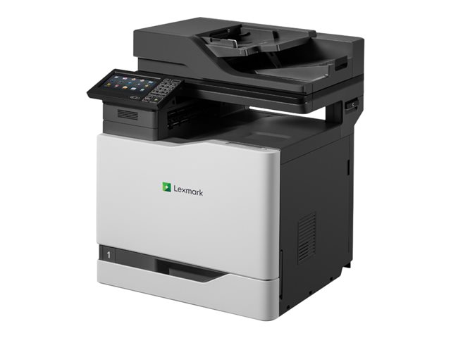 Lexmark CX820de - Multifunction printer - colour - laser - Legal (216 x 356 mm)/A4 (210 x 297 mm) (original) - A4/Legal (media) - up to 50 ppm (copying) - up to 50 ppm (printing) - 650 sheets - 33.6 Kbps - USB 2.0, Gigabit LAN, USB host