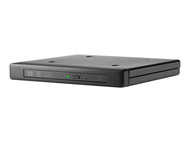 HP - Disk drive - DVD±RW (±R DL) / DVD-RAM - 8x/8x/5x - SuperSpeed USB 3.0 - external - jack black - for Elite 600 G9, 800 G9, EliteDesk 800 G3, EliteOne 800 G8, Pro 260 G9, ProDesk 405 G8