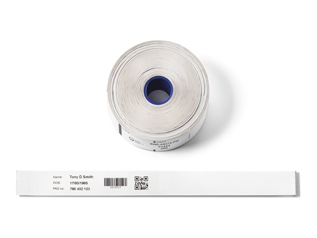 Wristband Adult Adhesive 279mmx25mm (PK