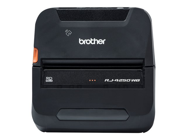 Brother RuggedJet RJ-4250WB - Label printer - direct thermal - Roll (11.3 cm) - 203 dpi - up to 127 mm/sec - USB 2.0, Wi-Fi(n), NFC, Bluetooth 4.2