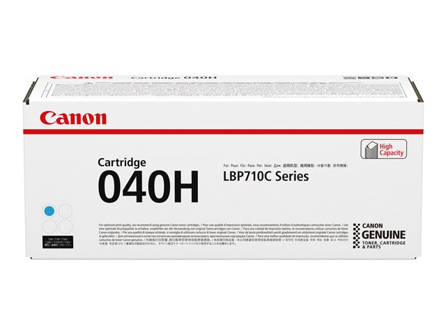 Canon 040 H - High capacity - cyan - original - toner cartridge - for imageCLASS LBP712Cdn