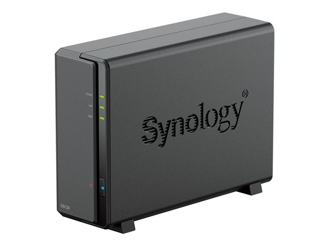 Synology Disk Station DS124 - NAS server - RAM 1 GB - Gigabit Ethernet - iSCSI support