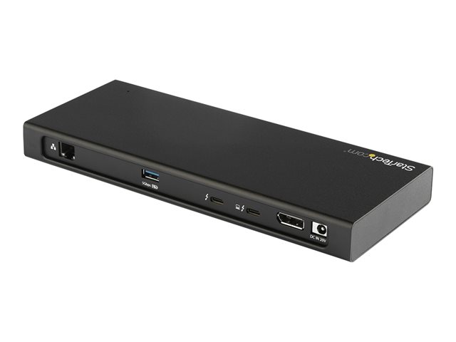 StarTech.com Thunderbolt 3 Dock, Dual Monitor 4K 60Hz TB3 Laptop Docking Station with DisplayPort, PCIe M.2 NVMe SSD Enclosure, 85W Power Delivery, SD 4.0 Reader, 10Gbps USB-C, 2 USB-A Hub - 85W Thunderbolt 3 Dock (TB3DK2DPM2) - Docking station - Thunderbolt 3 - DP, Thunderbolt - 1GbE - TAA Compliant - for P/N: ARMBARDUO, ARMBARDUOV, ARMDUAL, ARMDUAL30, ARMDUALV, ARMSLIMDUO