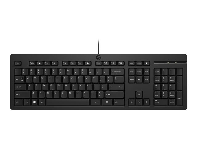 HP 125 G2 USB WD KBD Dan-Fin-Swe-Nor-Eng
