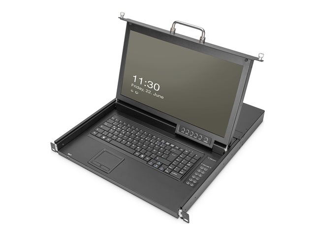 17IN HD LCD KVM Console 8-Port VGA