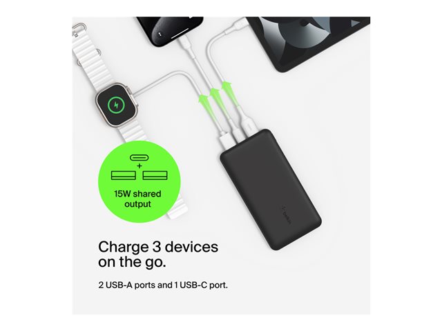 Belkin 10000 mAmp POWER BANK BLACK