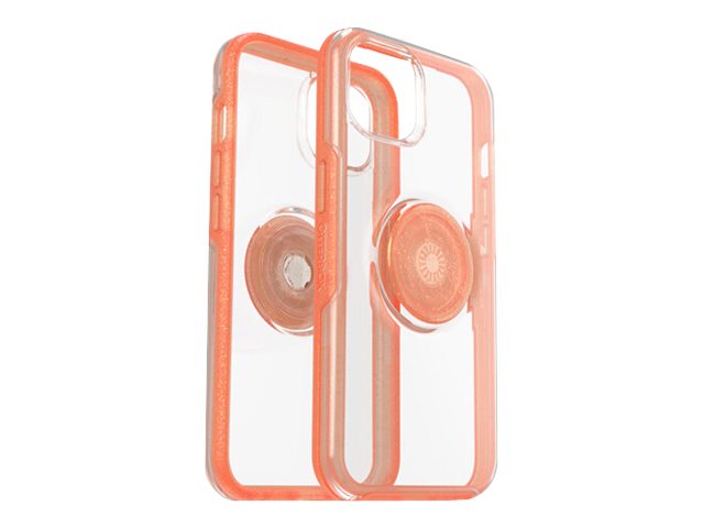 Otter+Pop Symmetry Clear iPhone 13 Melondramatic - clear/coral