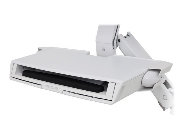 Ergotron StyleView - Mounting kit (CPU holder, keyboard tray, monitor mount) - for LCD display / PC equipment - small CPU holder - aluminium, high-grade plastic - white - screen size: up to 24\"