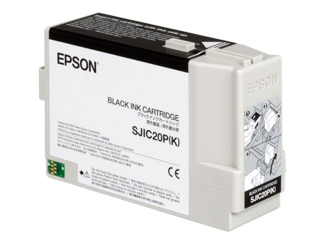 Epson SJIC20P(K) - Black - original - ink cartridge - for TM C3400BK