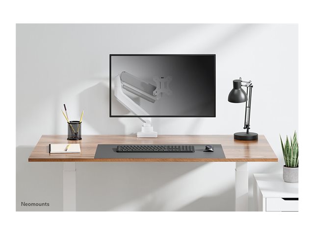 Neomounts DS70-450WH1 - Mounting kit (articulating arm, grommet clamp, topfix clamp) - full-motion - for LCD display - white - screen size: 17\"-42\" - desktop