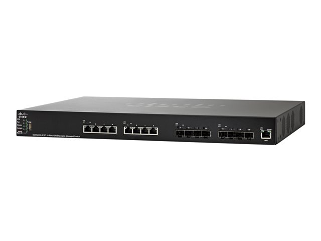 Cisco 550X Series SG550XG-8F8T - Switch - L3 - Managed - 8 x 10GBase-T + 8 x 10 Gigabit SFP+ - desktop, rack-mountable - refurbished