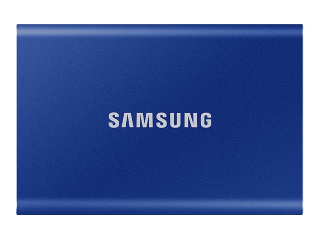 Samsung T7 MU-PC2T0H - Solid state drive - encrypted - 2 TB - external (portable) - USB 3.2 Gen 2 (USB-C connector) - 256-bit AES - indigo blue
