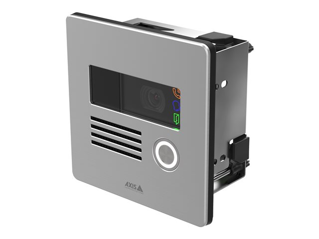 AXIS TI8202 - Wall mount for video intercom system - black, silver - for Axis I8016-LVE