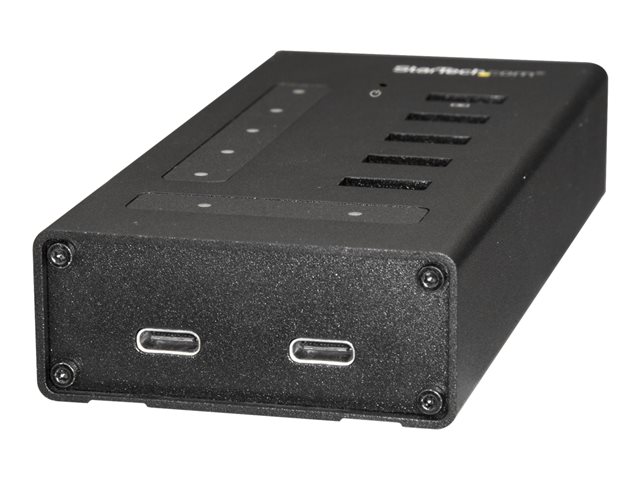 StarTech.com 7 Port USB C Hub, USB Type-C to 2x USB-C/5x USB-A, Moutable Metal Hub, USB 3.0, SuperSpeed 5Gbps USB 3.1/USB 3.2 Gen 1, Self Powered, BC 1.2 Fast Charge, 5 x USB-A, 2 x USB-C - Windows/macOS/Linux (HB30C5A2CST) - Hub - 5 x SuperSpeed USB 3.0 + 2 x USB-C - desktop - for P/N: SVA12M5NA