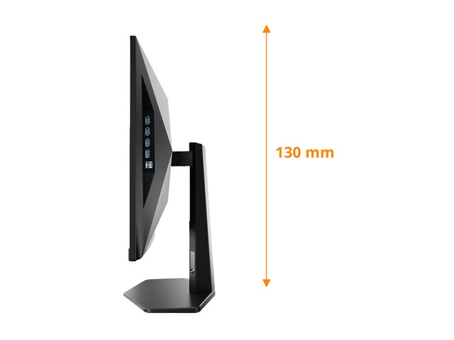 AOC Gaming C27G4ZXU - LED monitor - gaming - curved - 27\" - 1920 x 1080 Full HD (1080p) @ 280 Hz - Fast VA - 300 cd/m² - 4000:1 - HDR10 - 0.3 ms - speakers - black