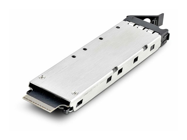 StarTech.com M.2 NVMe SSD Drive Tray for use in PCIe Expansion Product Series - Drive Tray for an Additional Hot Swappable Drive (TR-M2-REMOVABLE-PCIE) - Interface adapter - M.2 - M.2 NVMe Card / PCIe 4.0 (NVMe) - PCIe 4.0 - black, silver