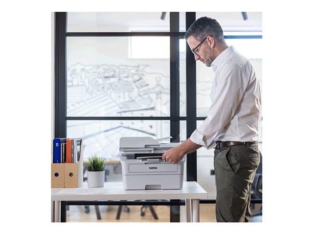 Brother MFC-L2980DW - Multifunction printer - B/W - laser - Letter A (216 x 279 mm)/A4 (210 x 297 mm) (original) - A4/Legal (media) - up to 34 ppm (copying) - up to 34 ppm (printing) - 250 sheets - 33.6 Kbps - NFC, LAN, Wi-Fi(n), USB 2.0